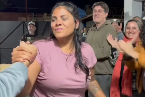 El mensaje de Eva Mieri luego de ser liberada