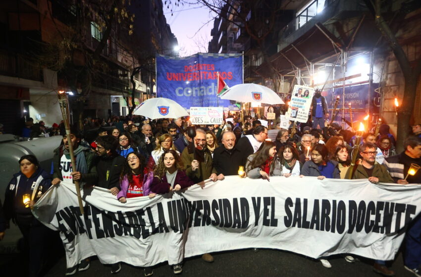 Las universidades comenzaron el plan de lucha contra el ajuste libertario