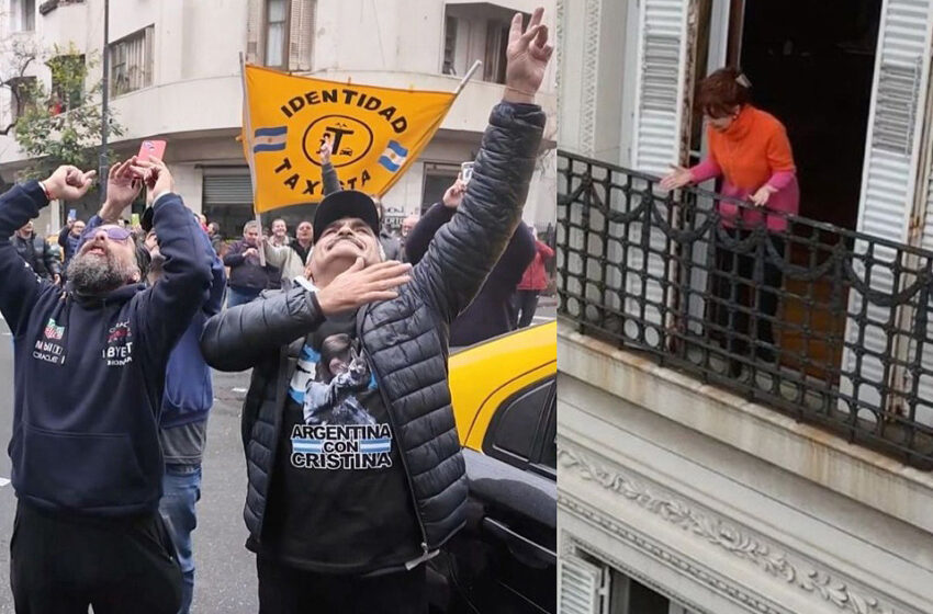 Una muestra de afecto para Cristina: “Exigimos su libertad porque es inocente”