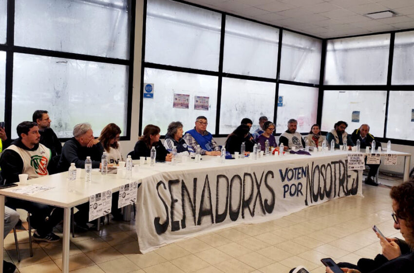 “Senadores, voten por nosotros”