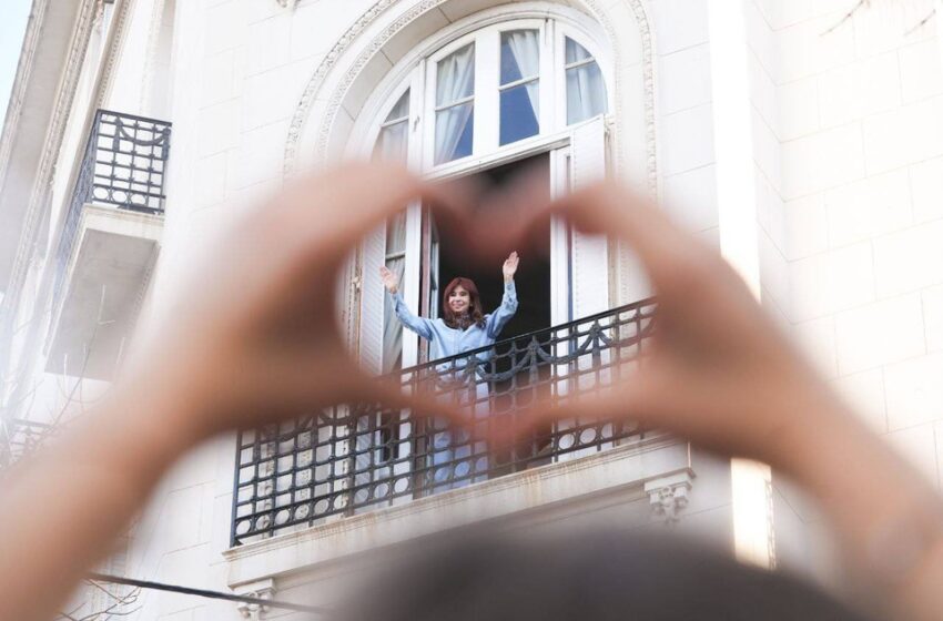 Convocan a movilizarse en apoyo a Cristina Kirchner a 100 días de la condena judicial